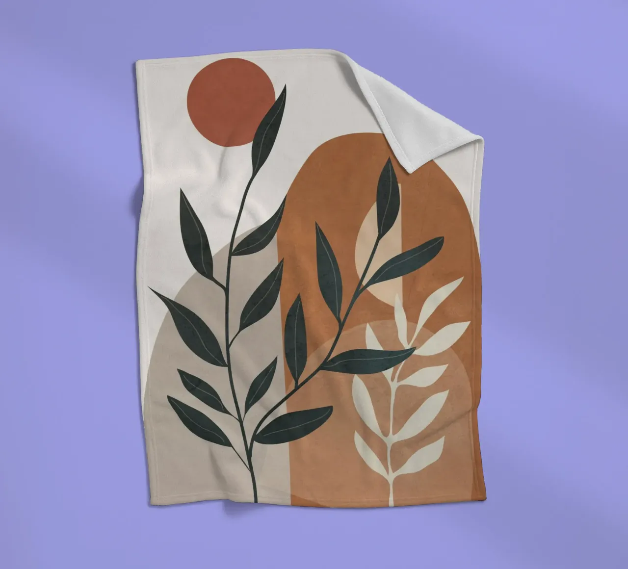 Branches Design 01 coperta in pile da cityart