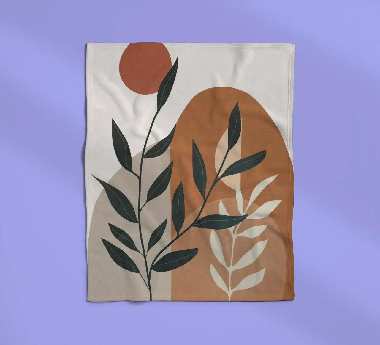 Branches Design 01 coperta in pile da cityart