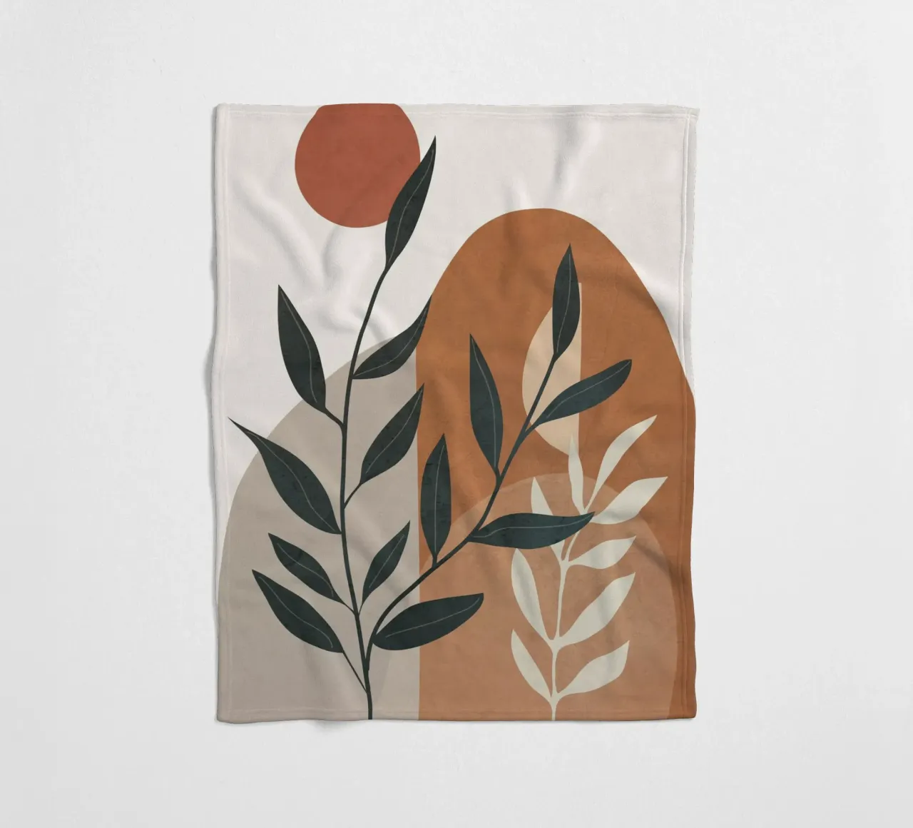 Branches Design 01 coperta in pile da cityart