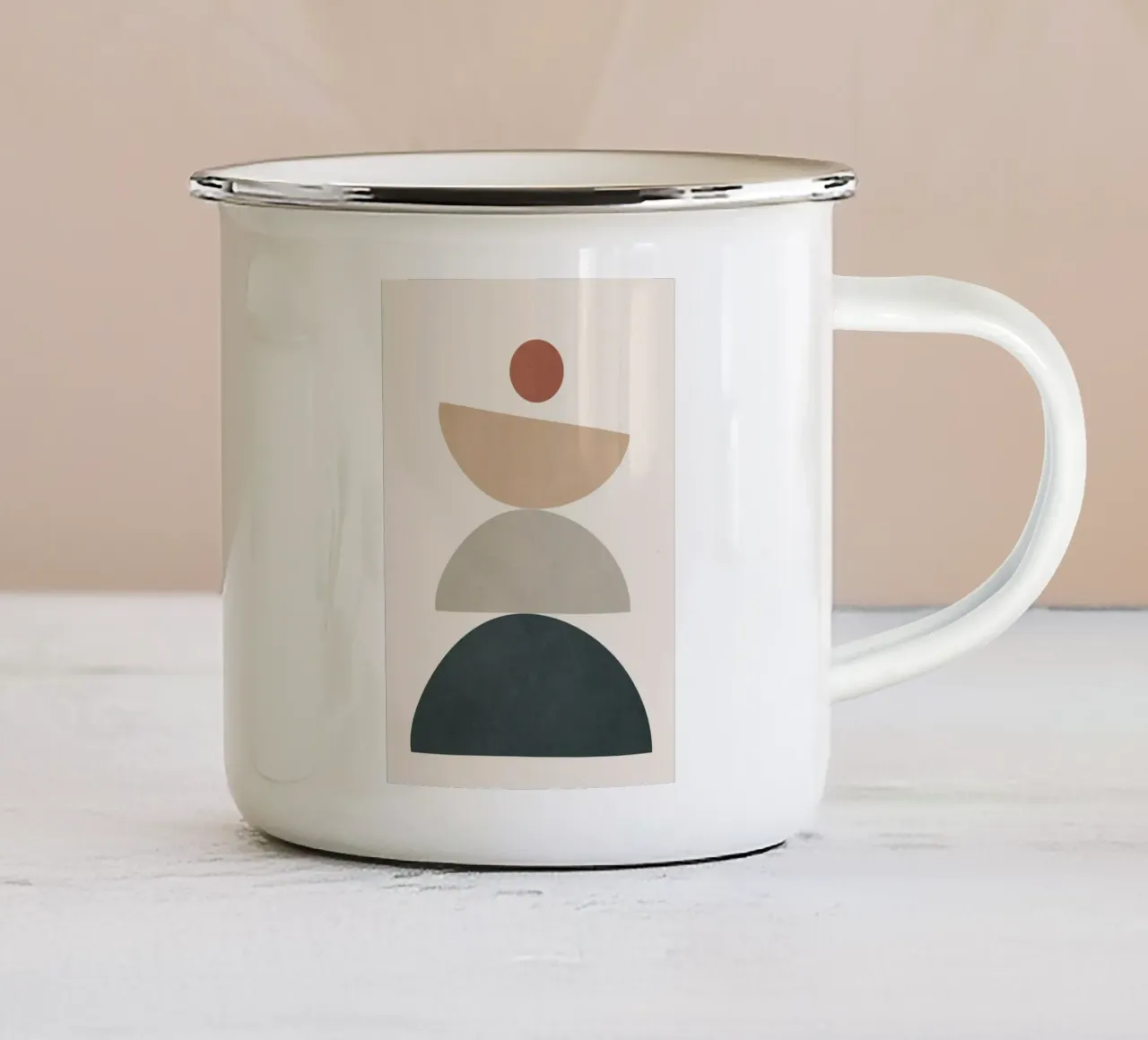 Shape Balance 01 emaille mok van cityart