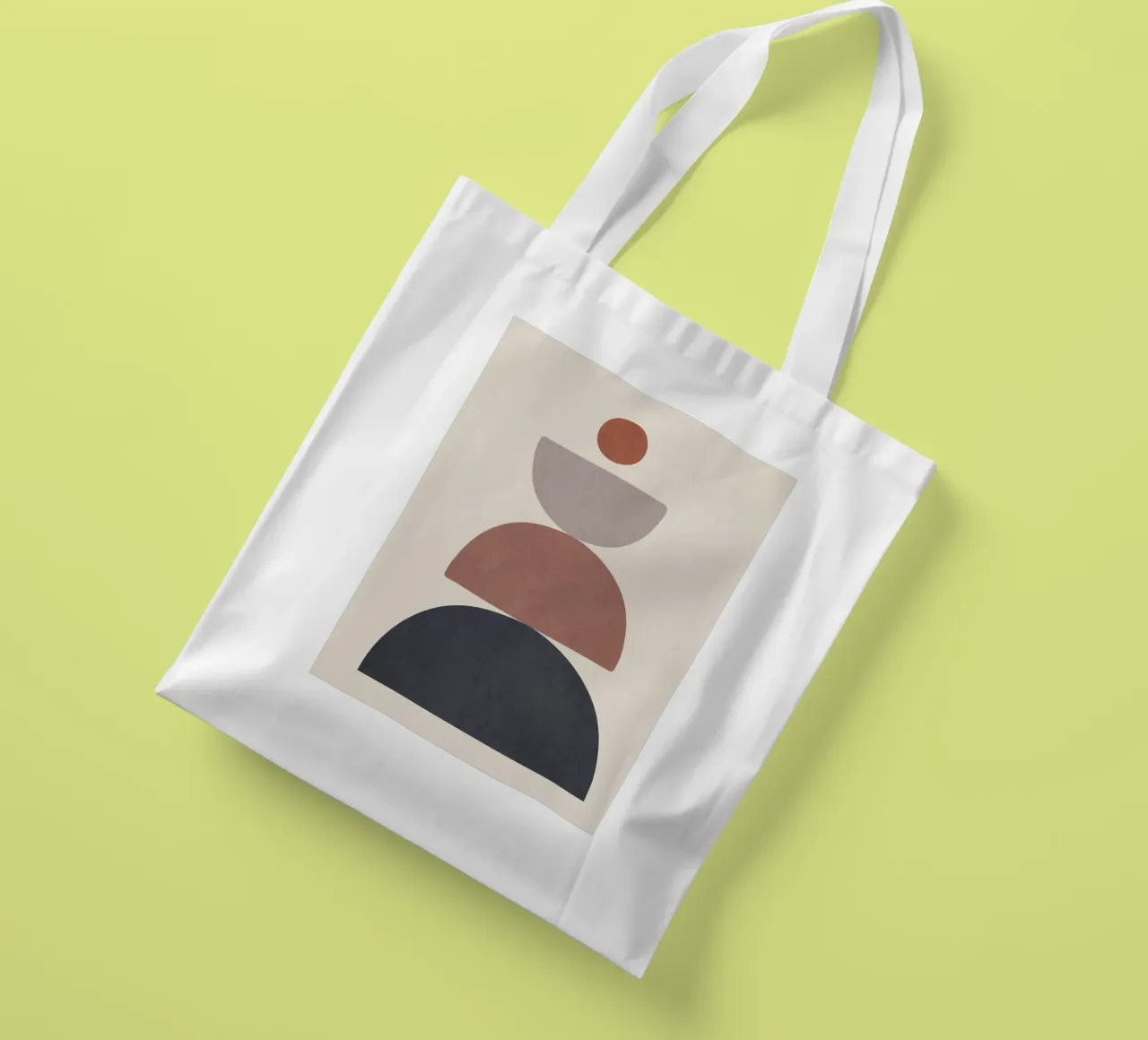 Shape Balance 02 borsa in juta da cityart