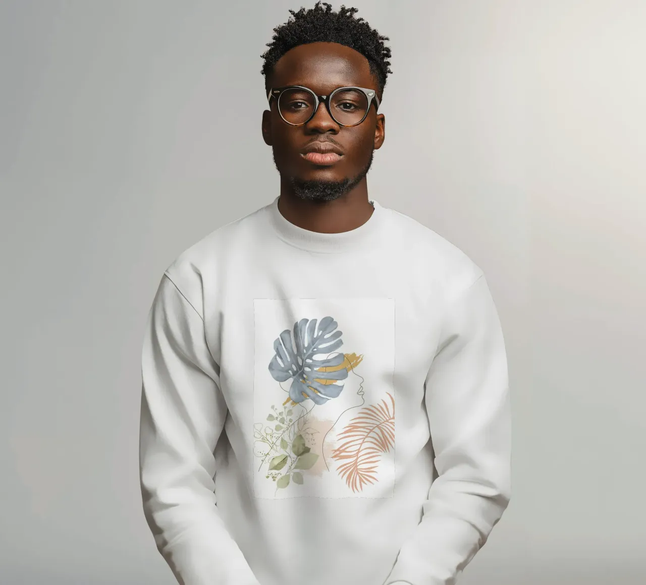 Line in Nature II sweatshirt by Nadjaa