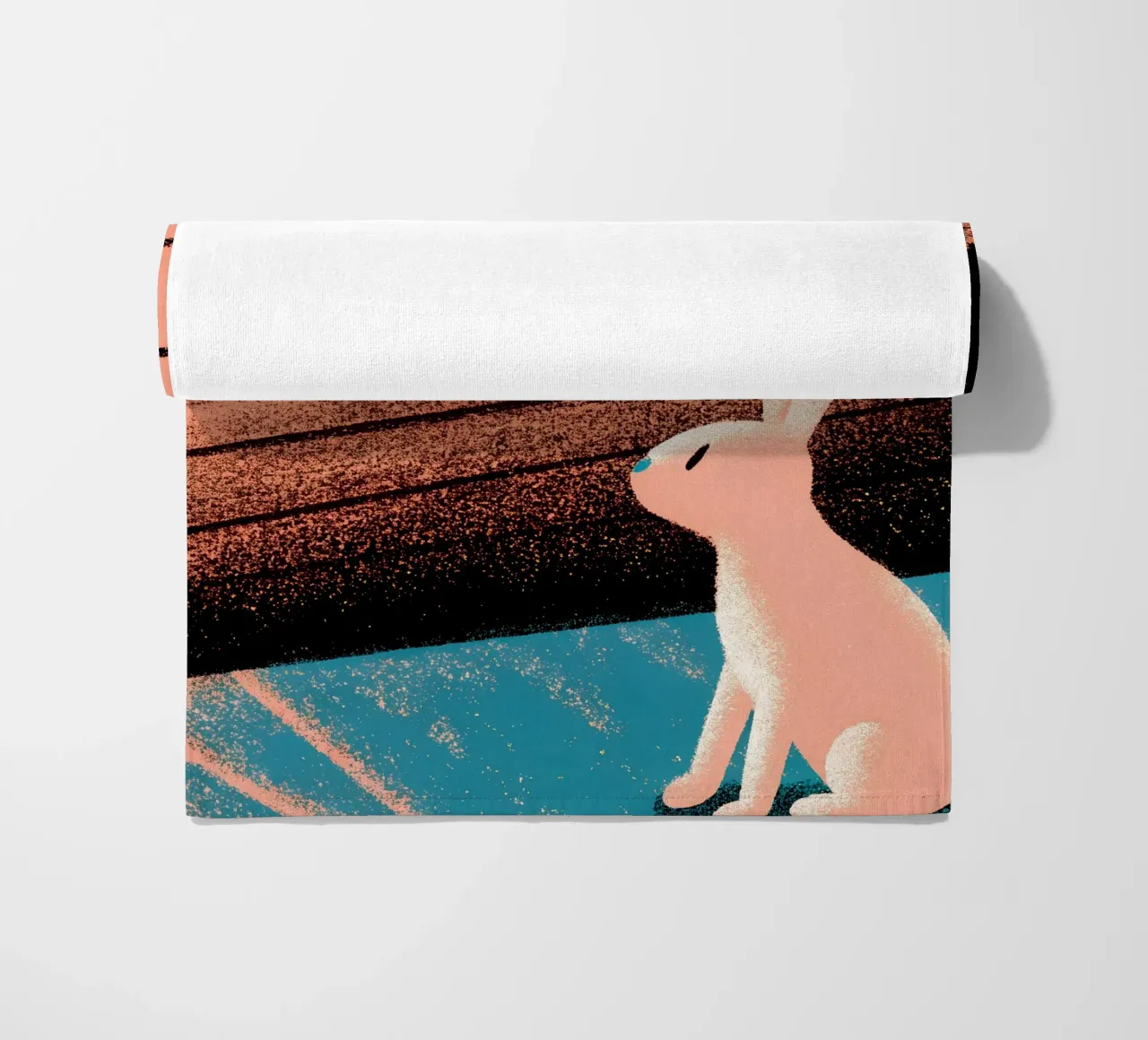 Coniglio gatto e cane telo mare da SOUL SHOP
