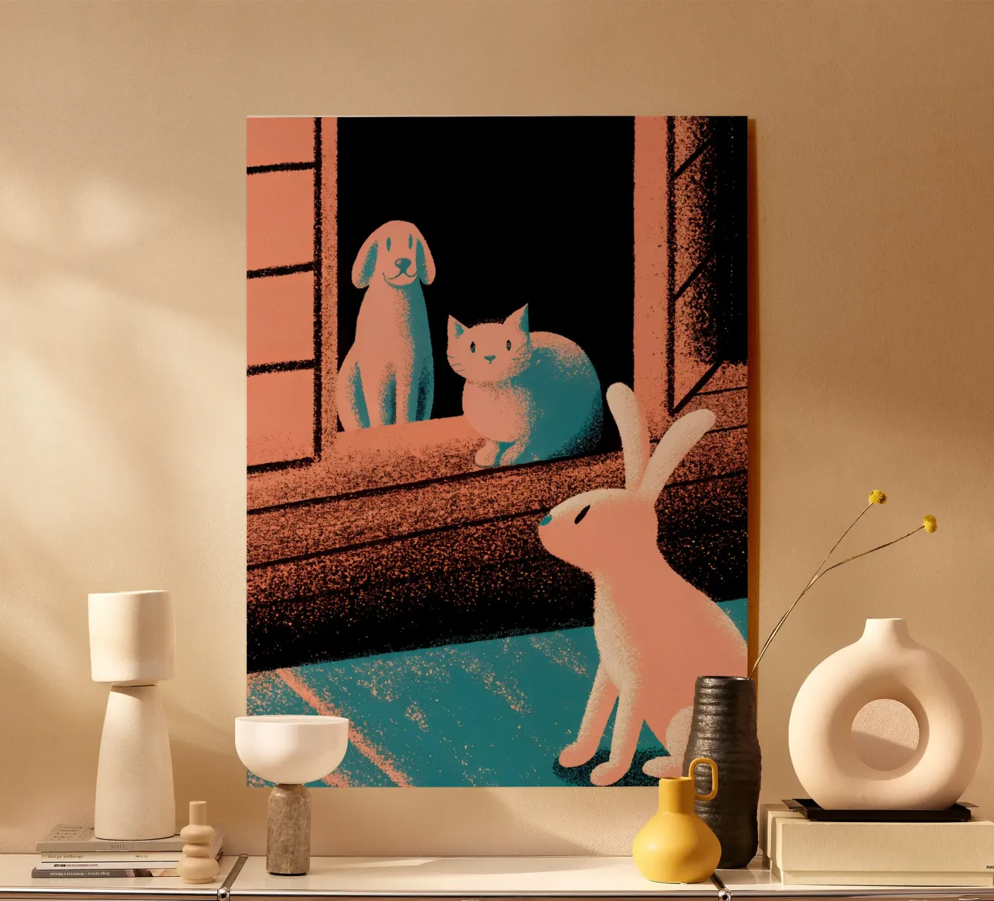 Coniglio gatto e cane plexiglass da SOUL SHOP