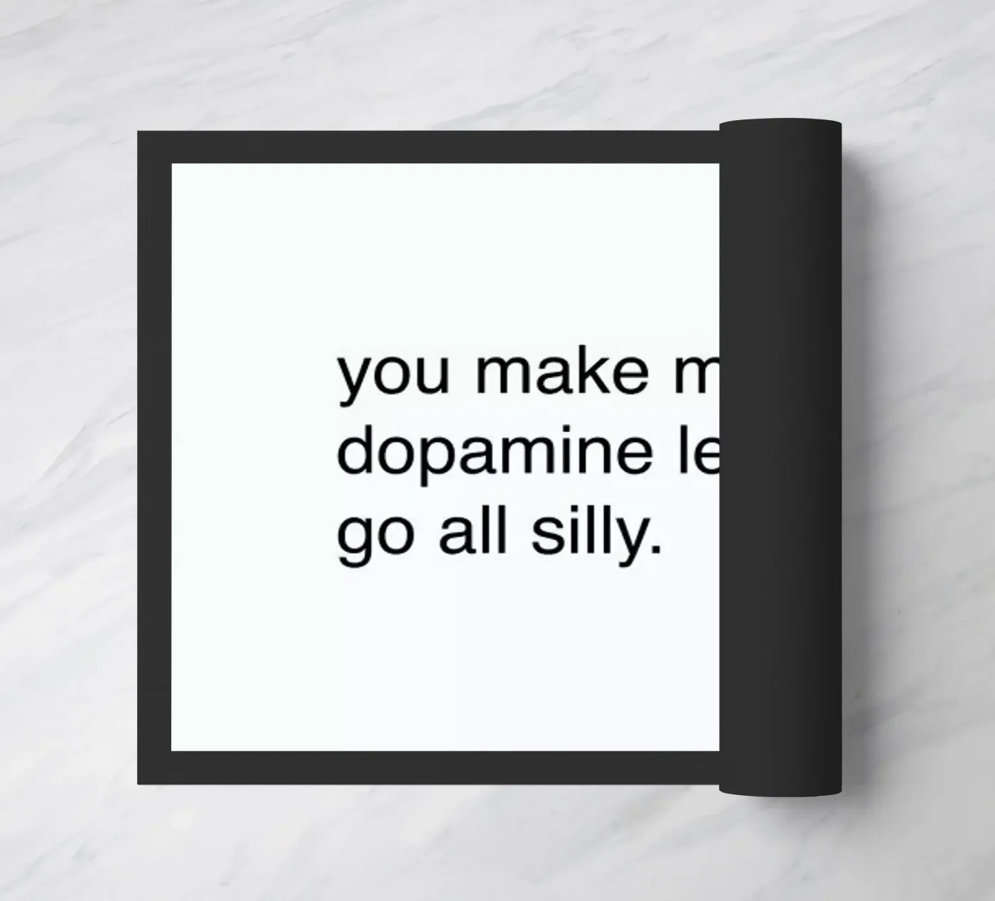 Dopamine doormat by Magdalena Lindstedt