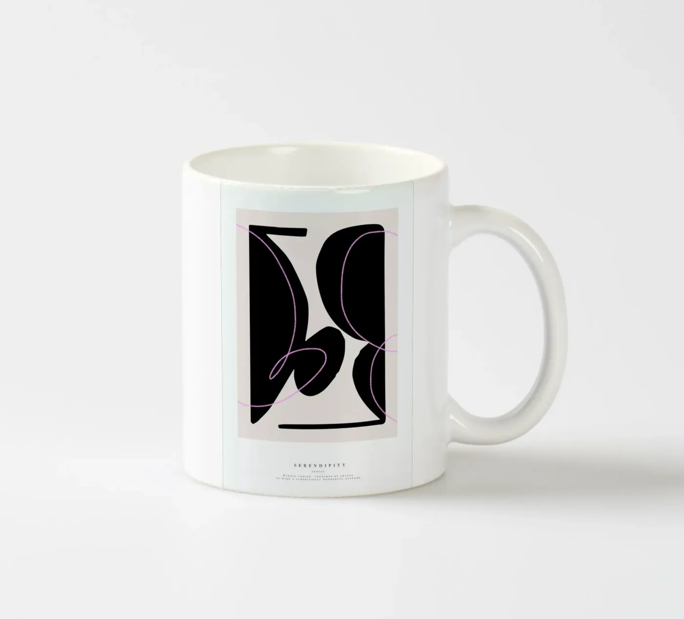Serendipity ceramic mug by Pure