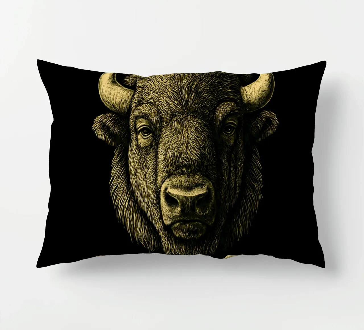 Stay Wild - Restez Sauvage - Bisonte cuscino da LM2KONE