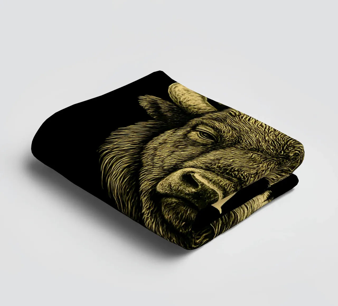 Stay Wild - Restez Sauvage - Bisonte asciugamano da bagno da LM2KONE