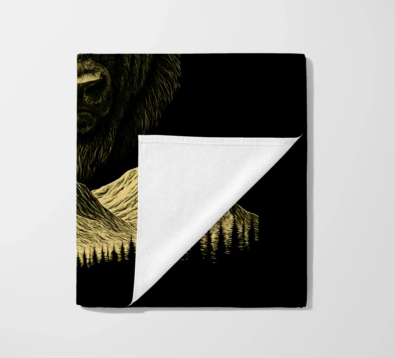 Stay Wild - Restez Sauvage - Bisonte telo mare da LM2KONE