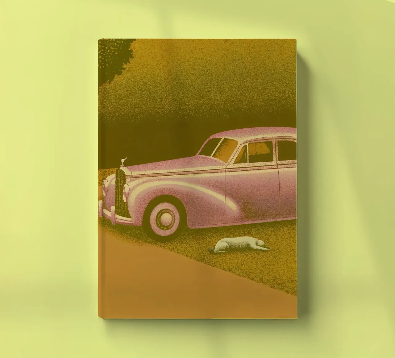 Vue latérale d'une voiture classique carnet de notes de SOUL SHOP