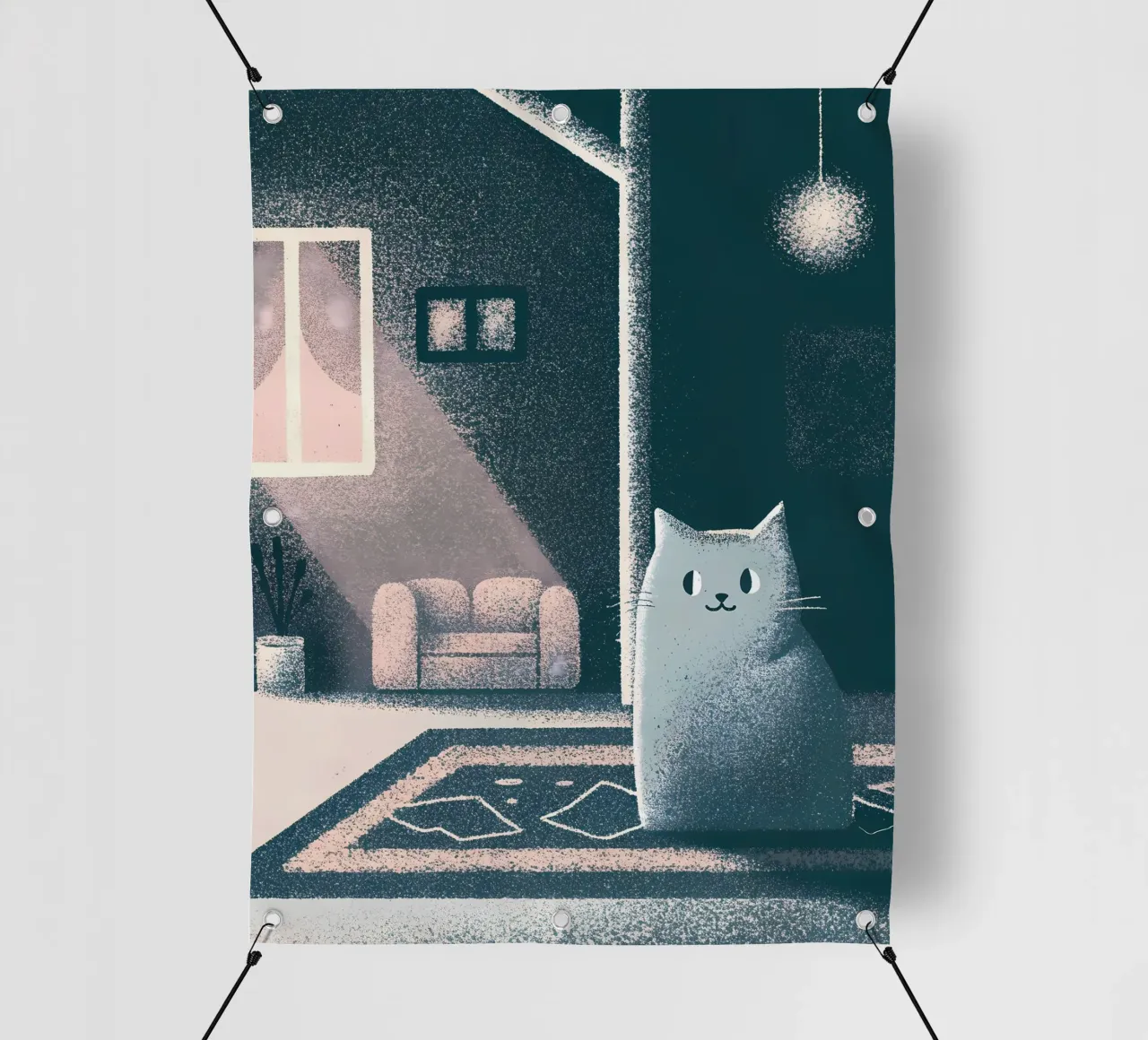 Gatti in casa telo in pvc da SOUL SHOP