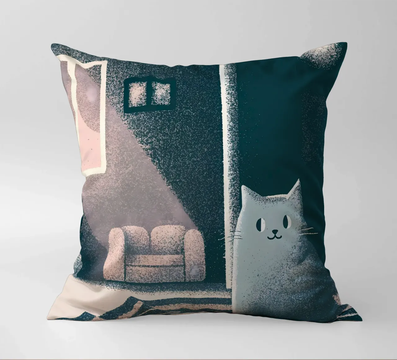 Gatti in casa cuscino da SOUL SHOP