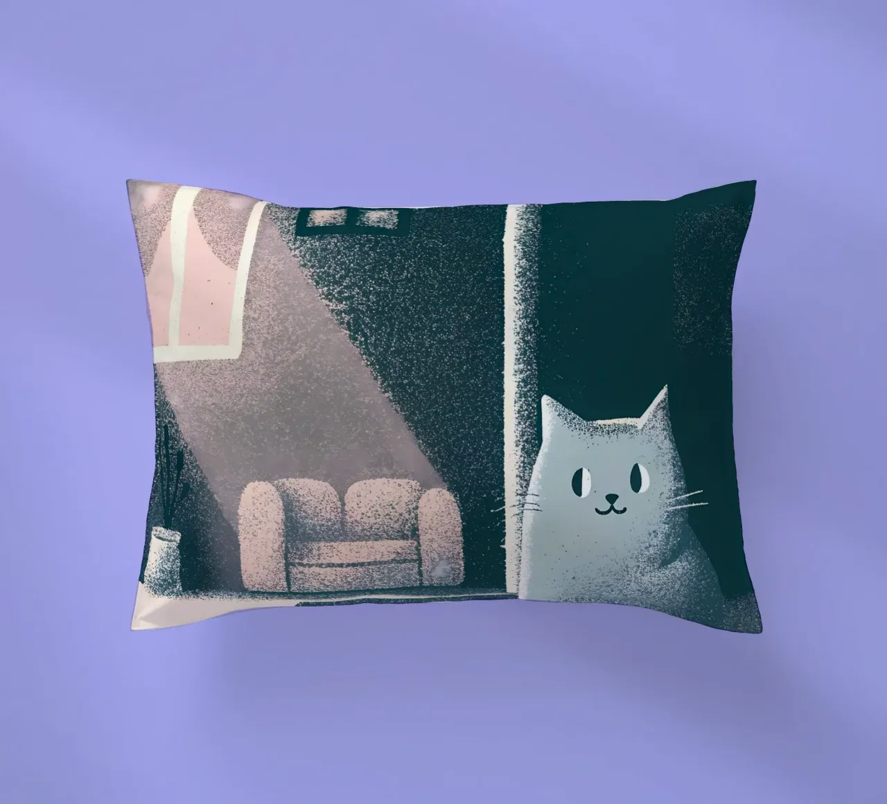 Gatti in casa cuscino da SOUL SHOP