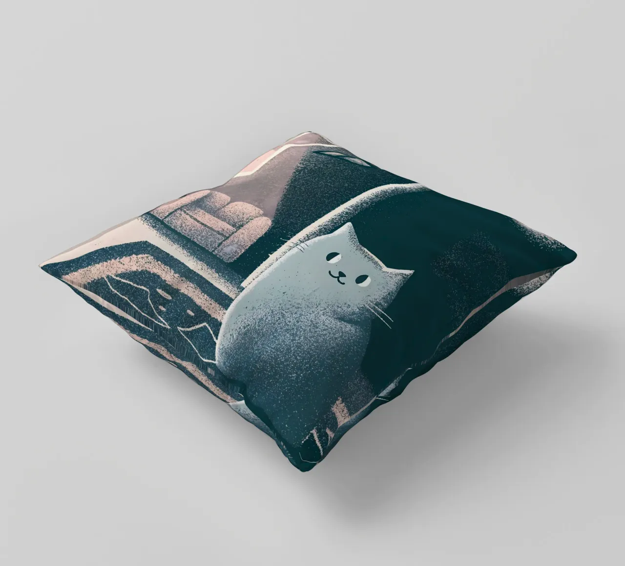 Gatti in casa cuscino da SOUL SHOP