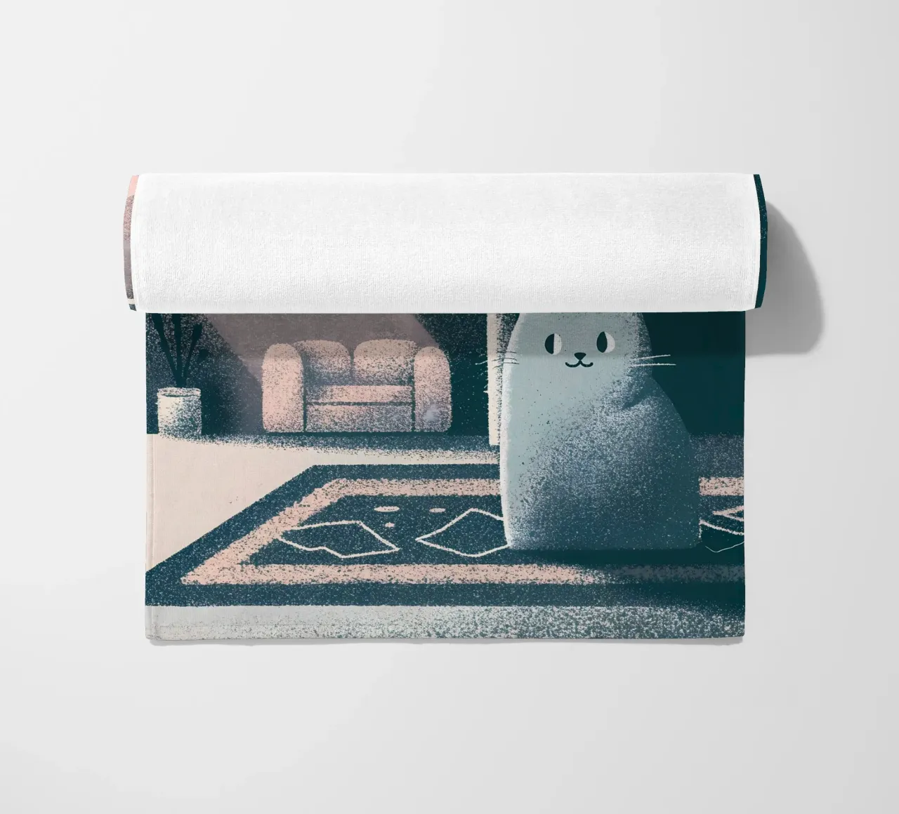 Gatti in casa telo mare da SOUL SHOP