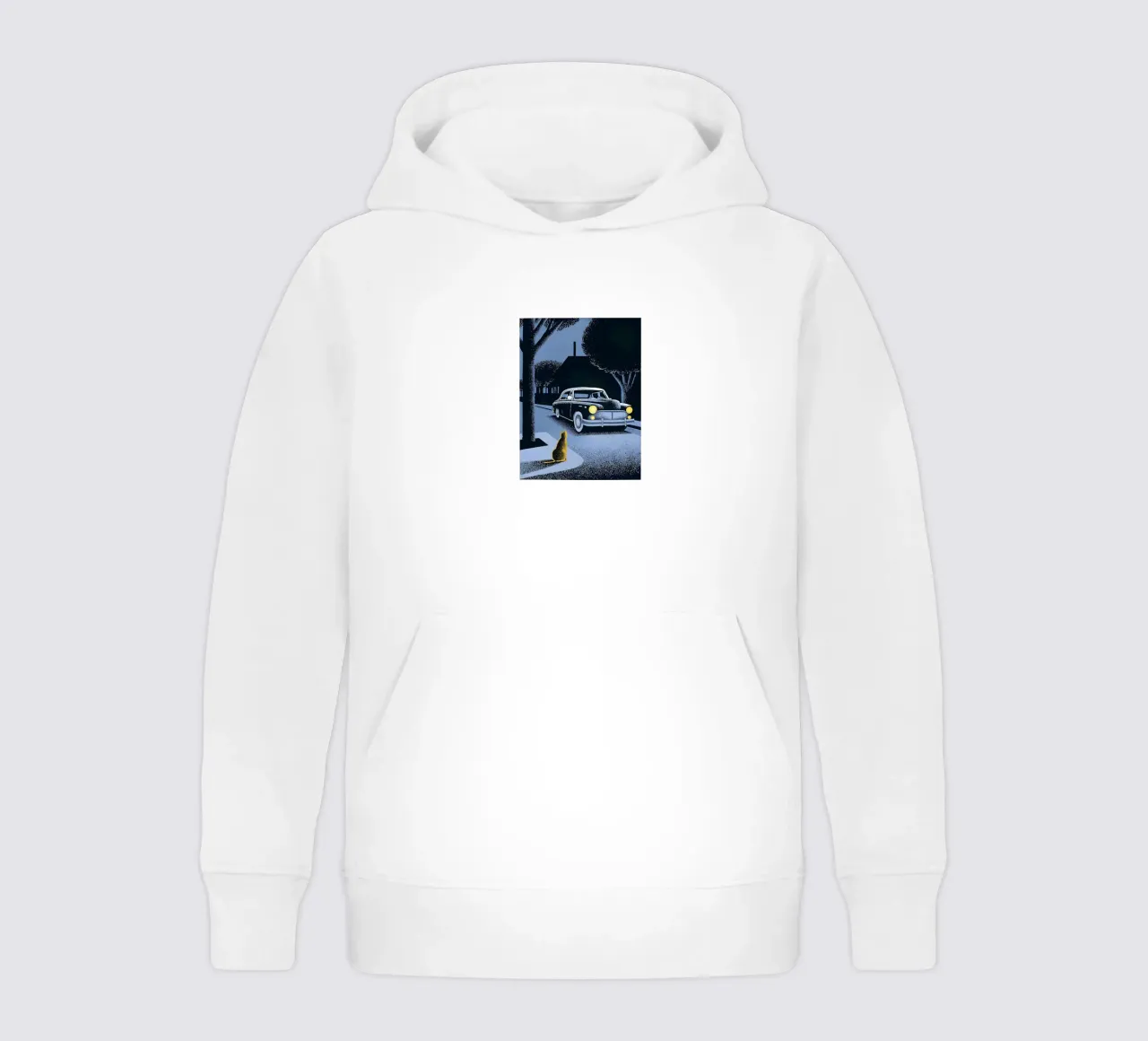 Klassieke auto's en katten kinder hoodie van SOUL SHOP