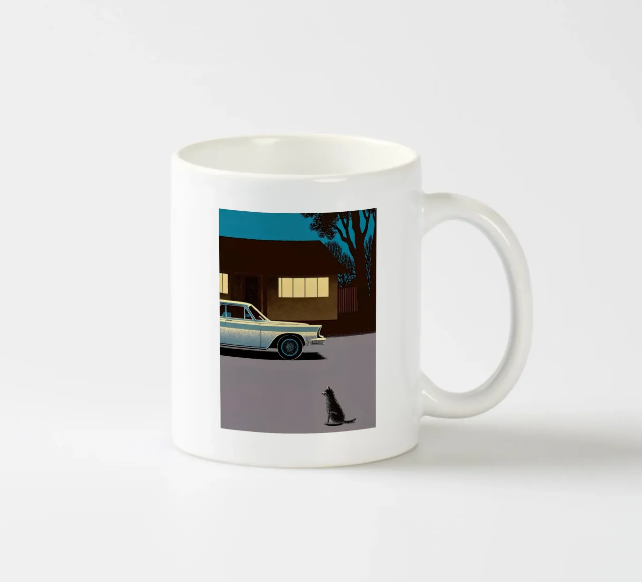 Auto d'epoca e gatti tazza in ceramica da SOUL SHOP
