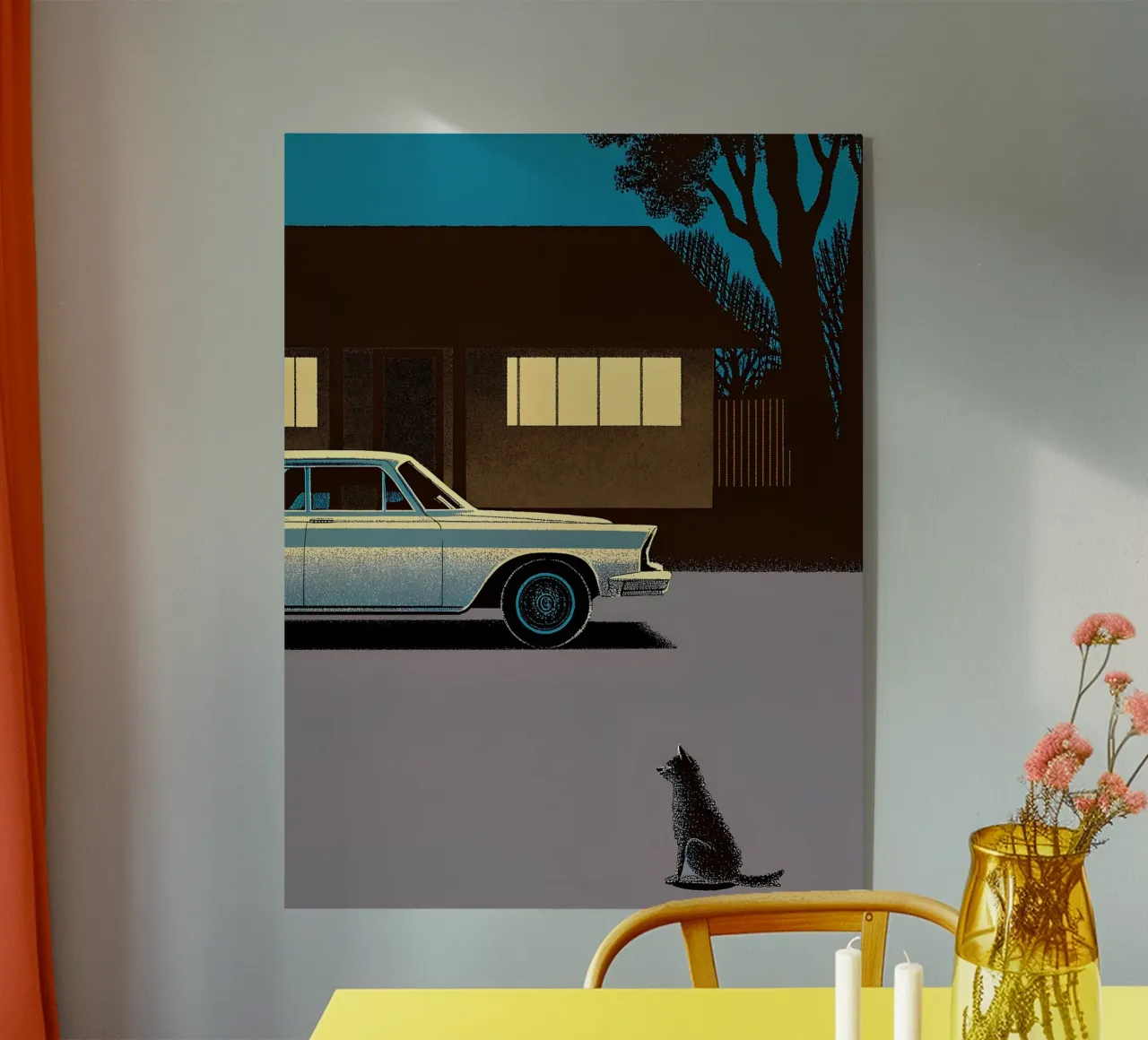 Auto d'epoca e gatti plexiglass da SOUL SHOP