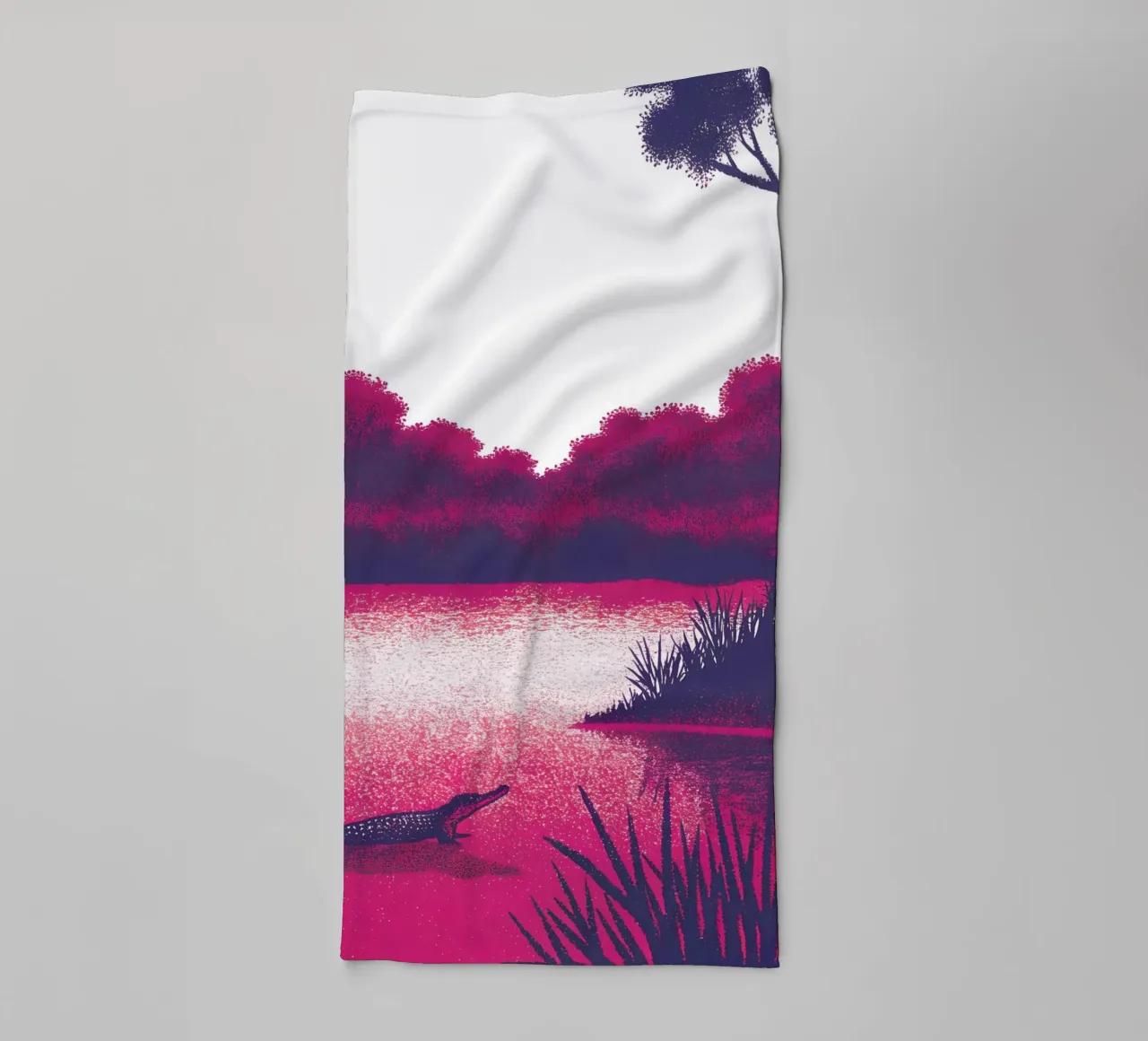 Coccodrillo nel fiume asciugamano da bagno da SOUL SHOP