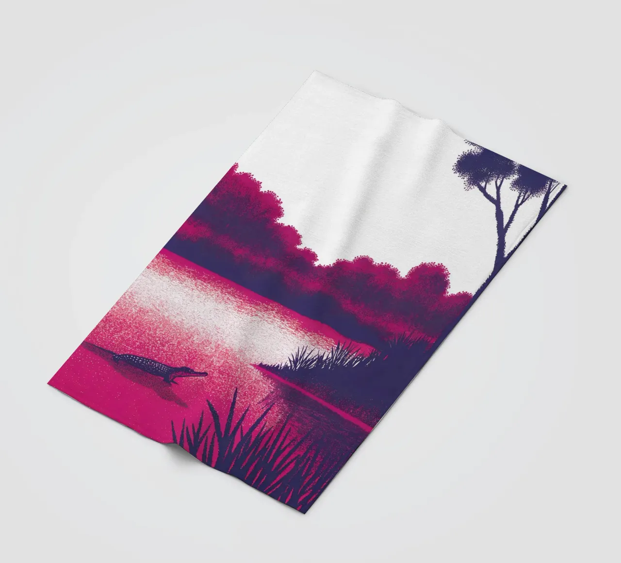 Coccodrillo nel fiume coperta in pile da SOUL SHOP