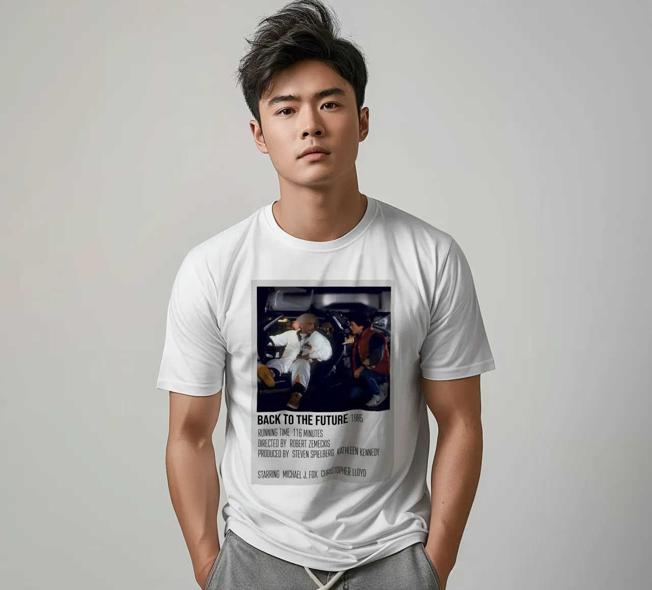 BACK TO THE FUTURE 1985 t-shirt da MVFminimalist
