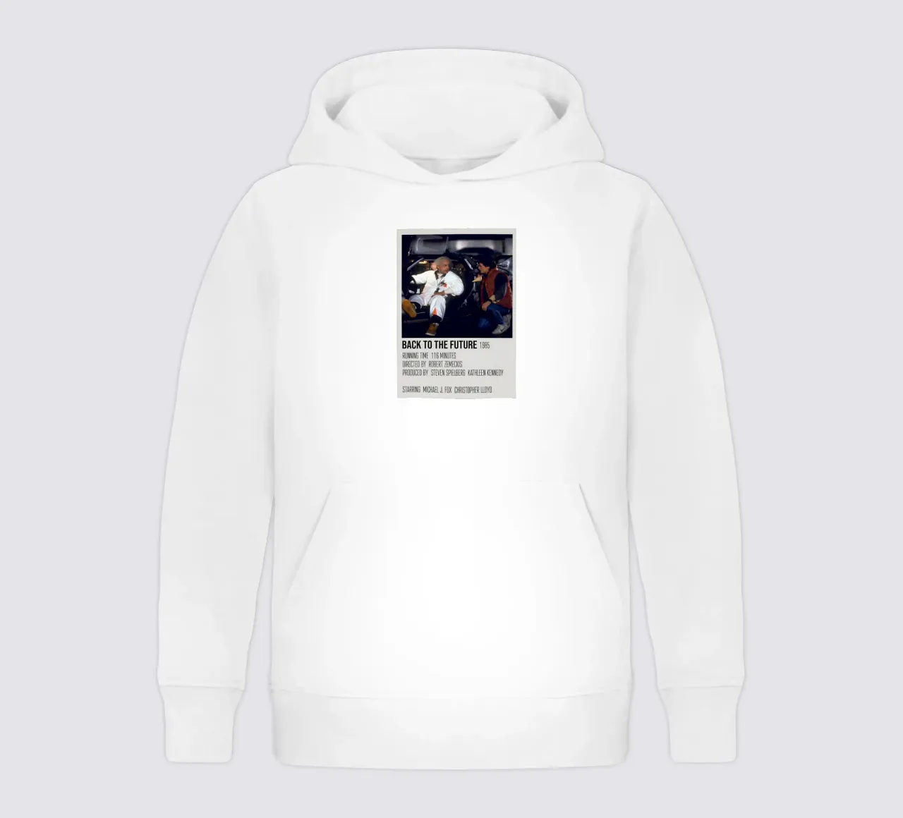 BACK TO THE FUTURE 1985 felpa bambino con cappuccio da MVFminimalist