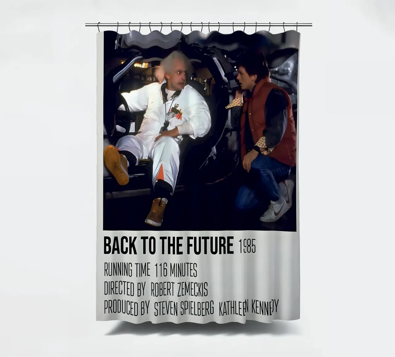 BACK TO THE FUTURE 1985 tenda da doccia da MVFminimalist