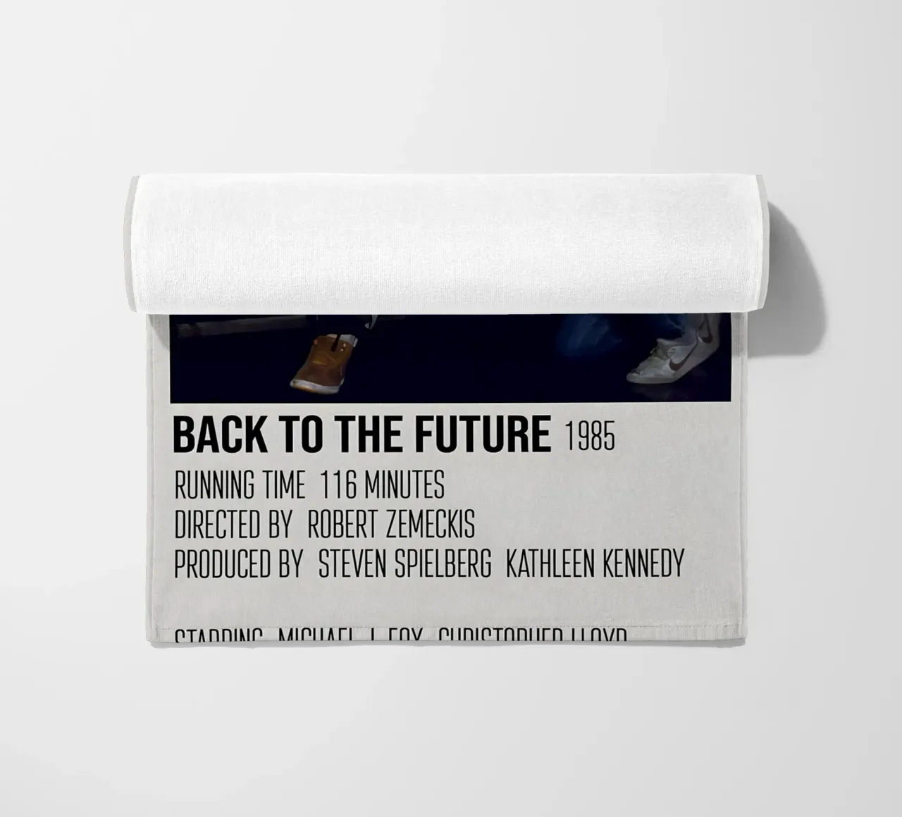 BACK TO THE FUTURE 1985 telo mare da MVFminimalist