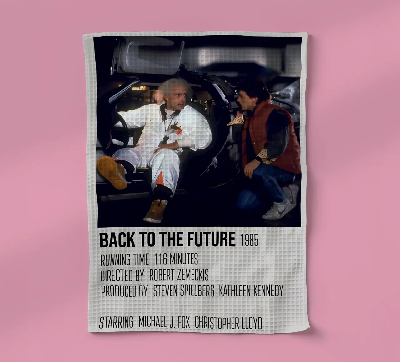 BACK TO THE FUTURE 1985 canovaccio da cucina da MVFminimalist
