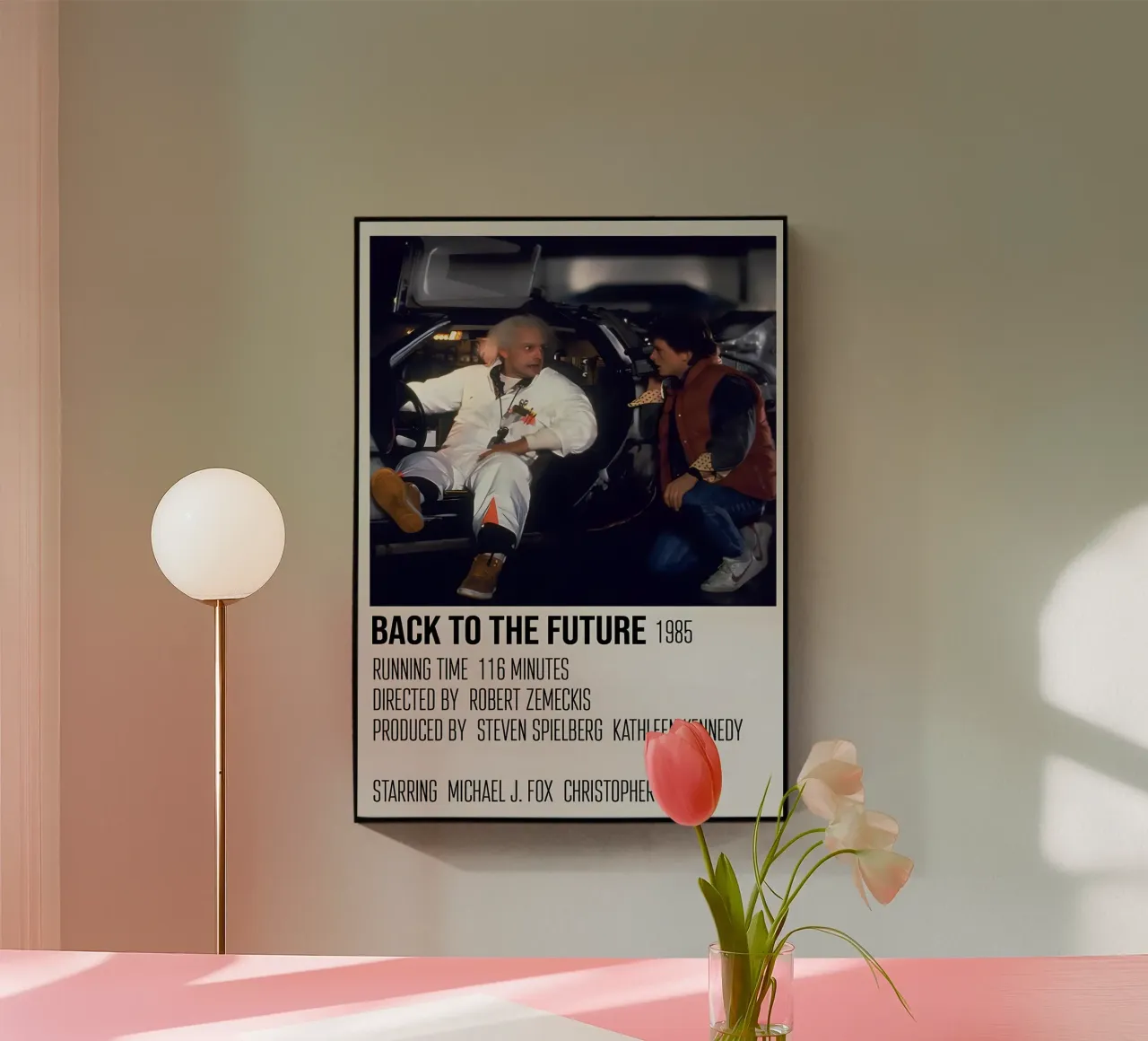 BACK TO THE FUTURE 1985 plexiglass da MVFminimalist
