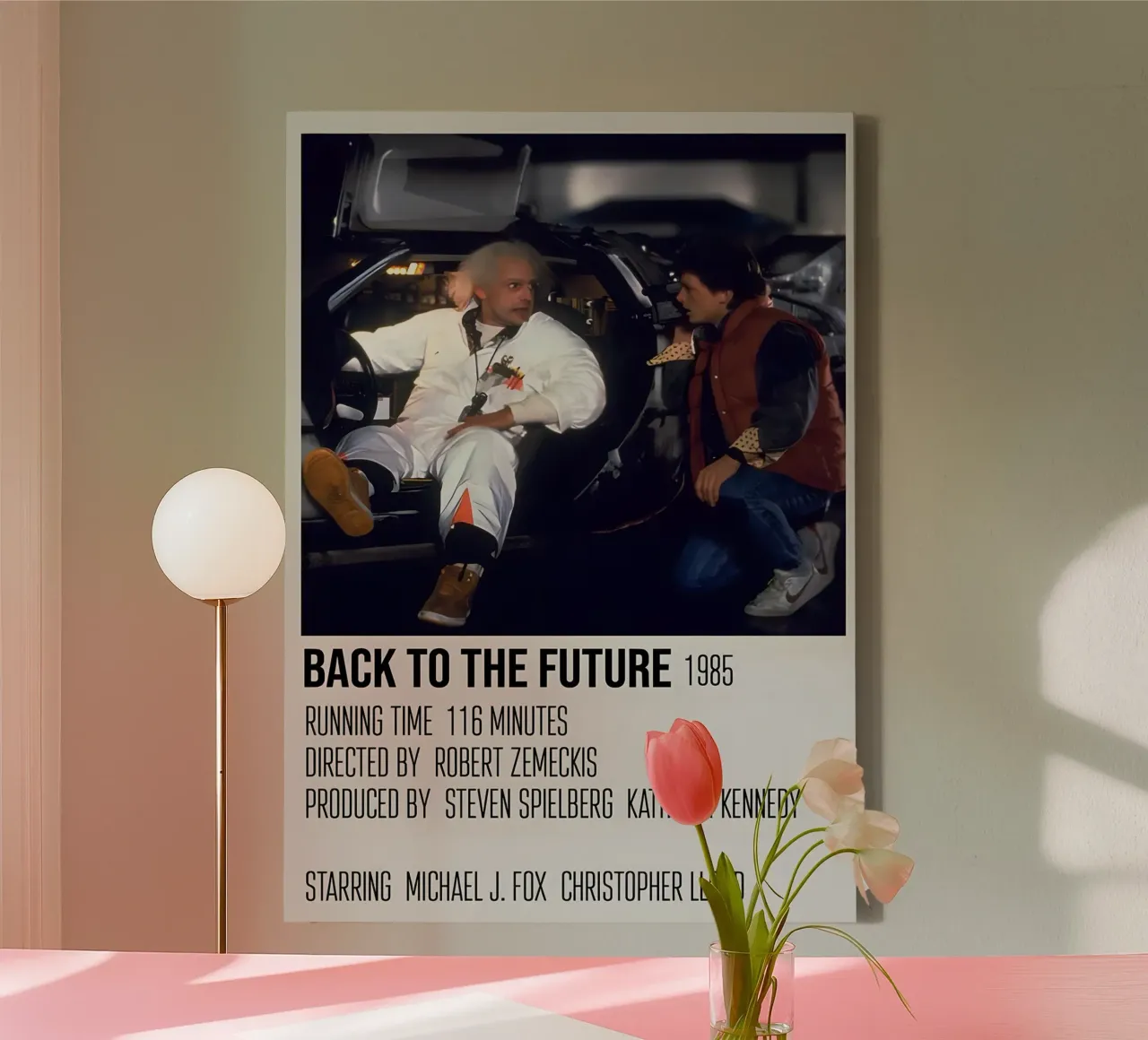 BACK TO THE FUTURE 1985 tela da MVFminimalist