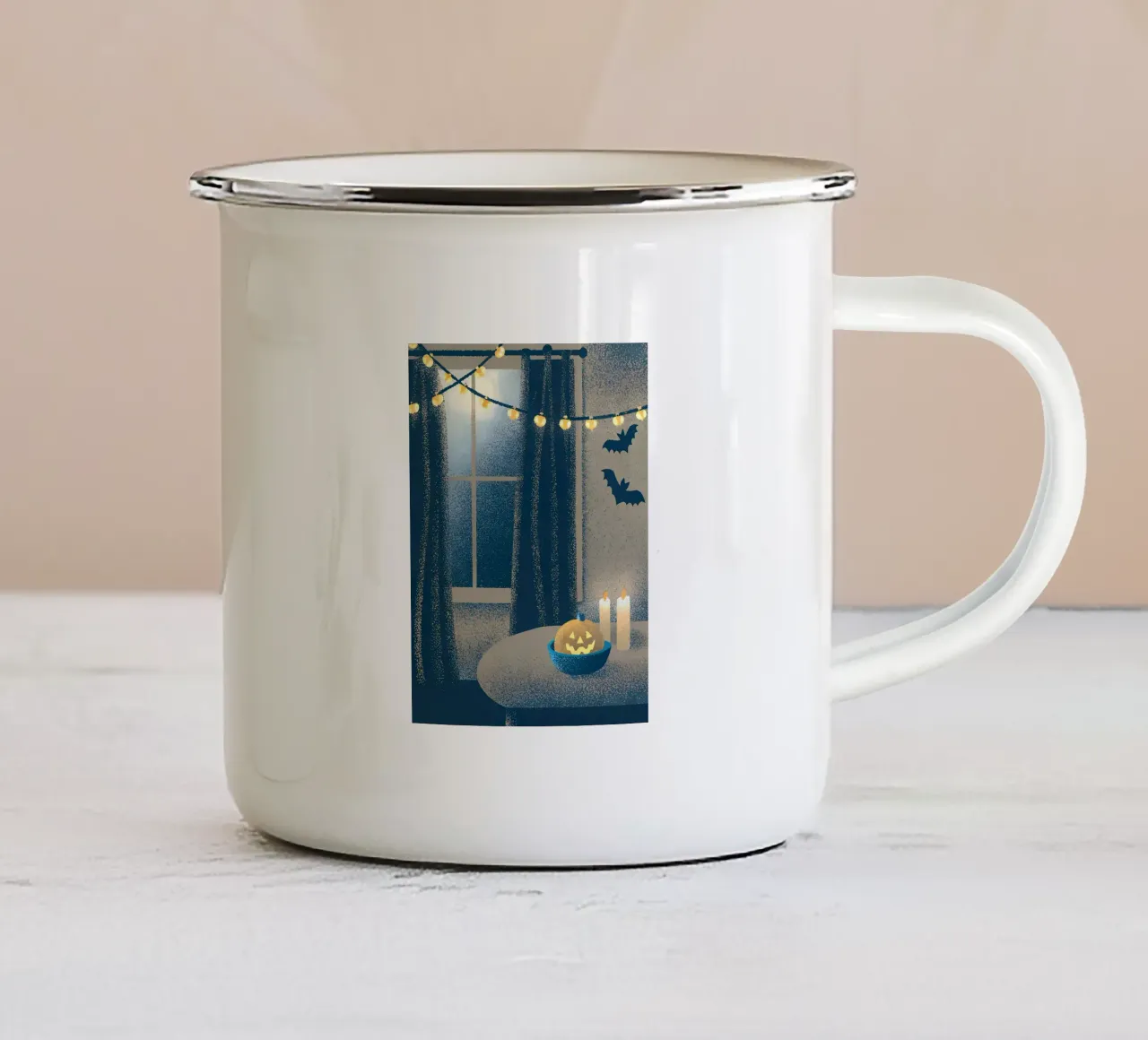 Hallowen tazza in smalto da SOUL SHOP