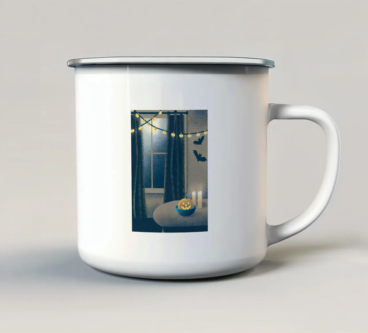 Hallowen tazza in smalto da SOUL SHOP