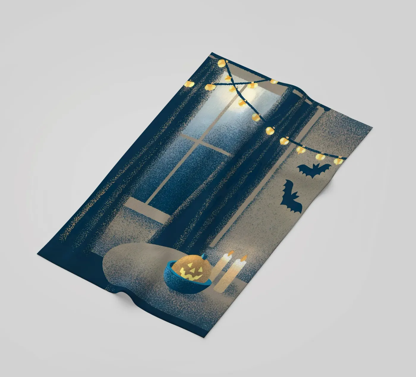 Hallowen beach towel by SOUL SHOP