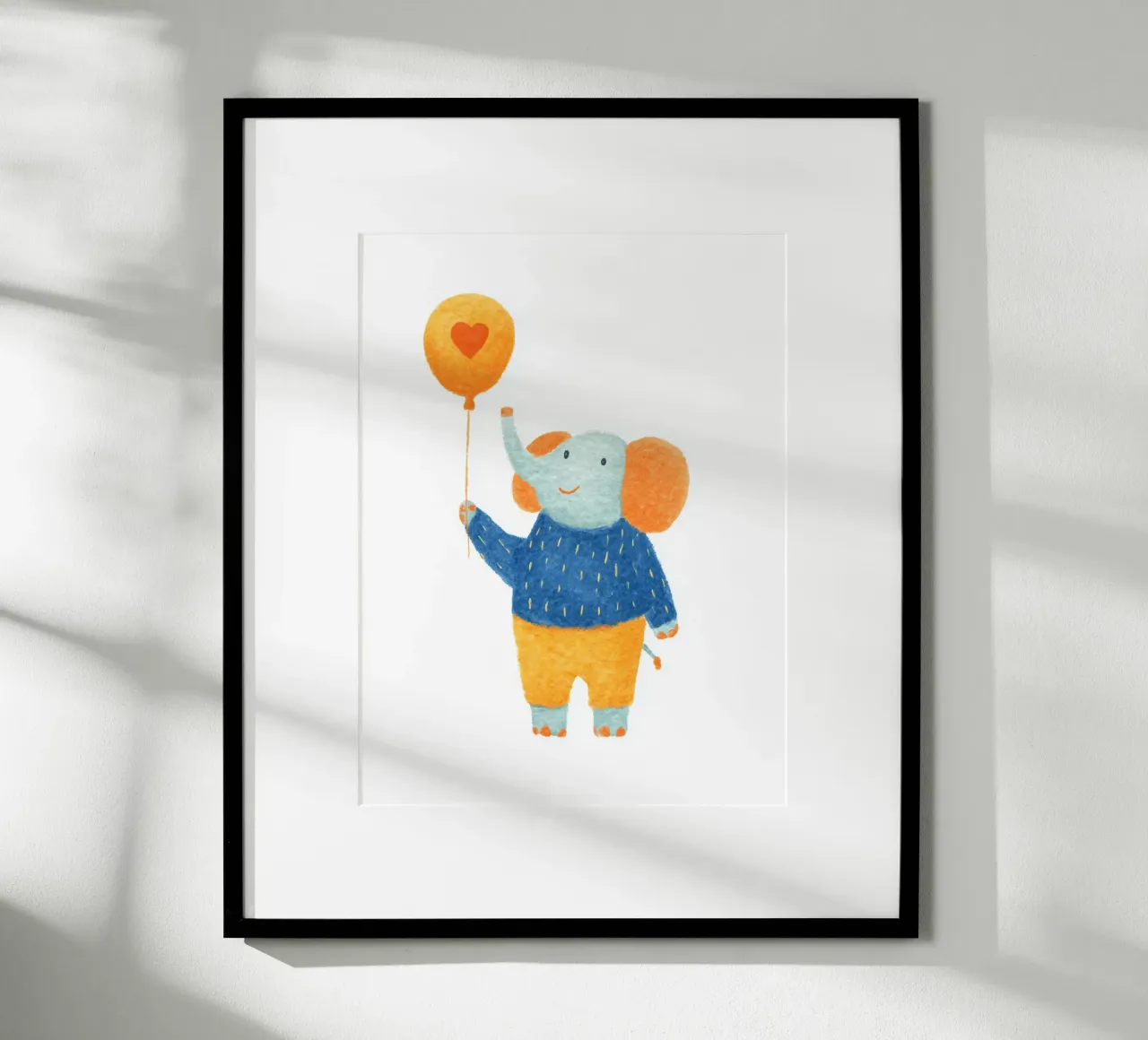 Message d'amour des éléphants hahnemühle de Carinaprint