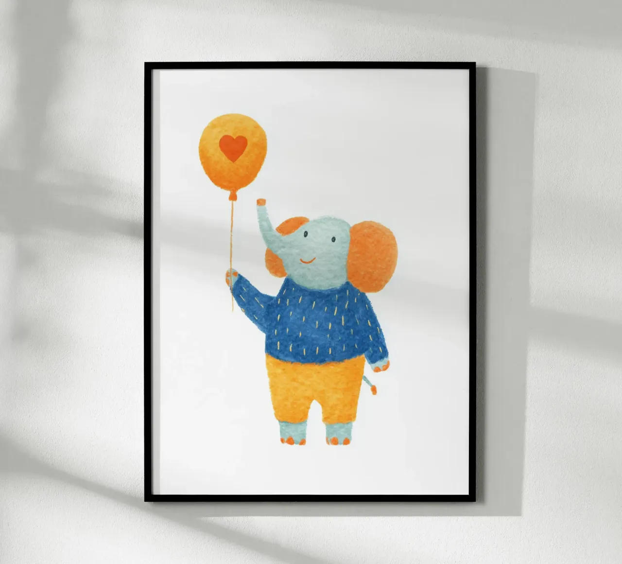 Message d'amour des éléphants hahnemühle de Carinaprint