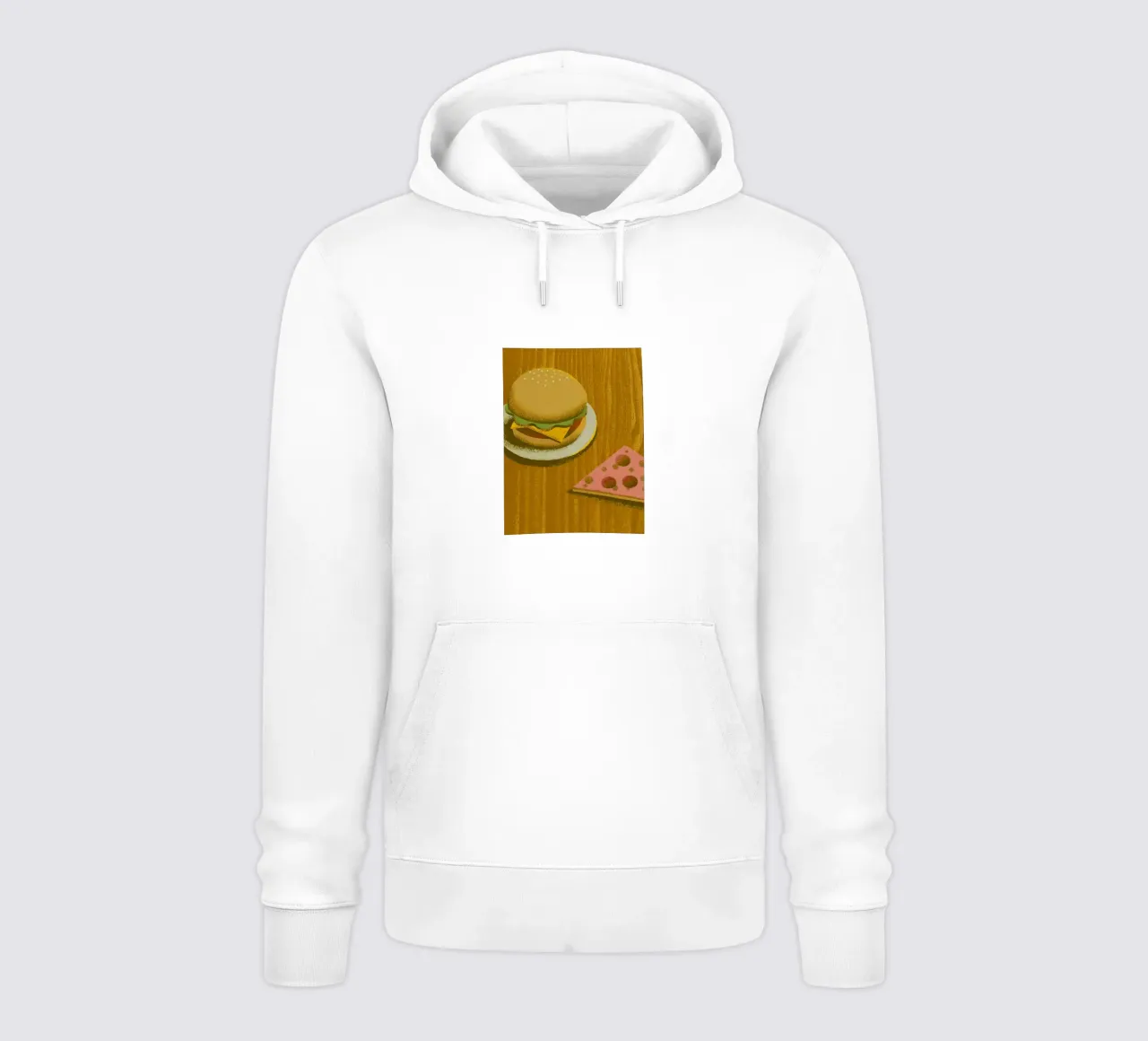 Hamburger e pizza felpa con cappuccio da SOUL SHOP