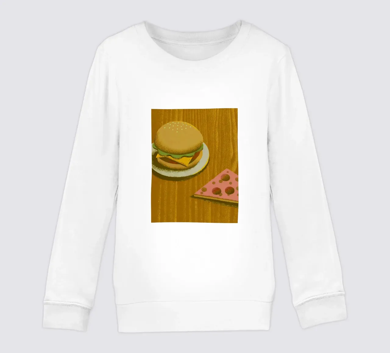Hamburger e pizza felpa bambino da SOUL SHOP