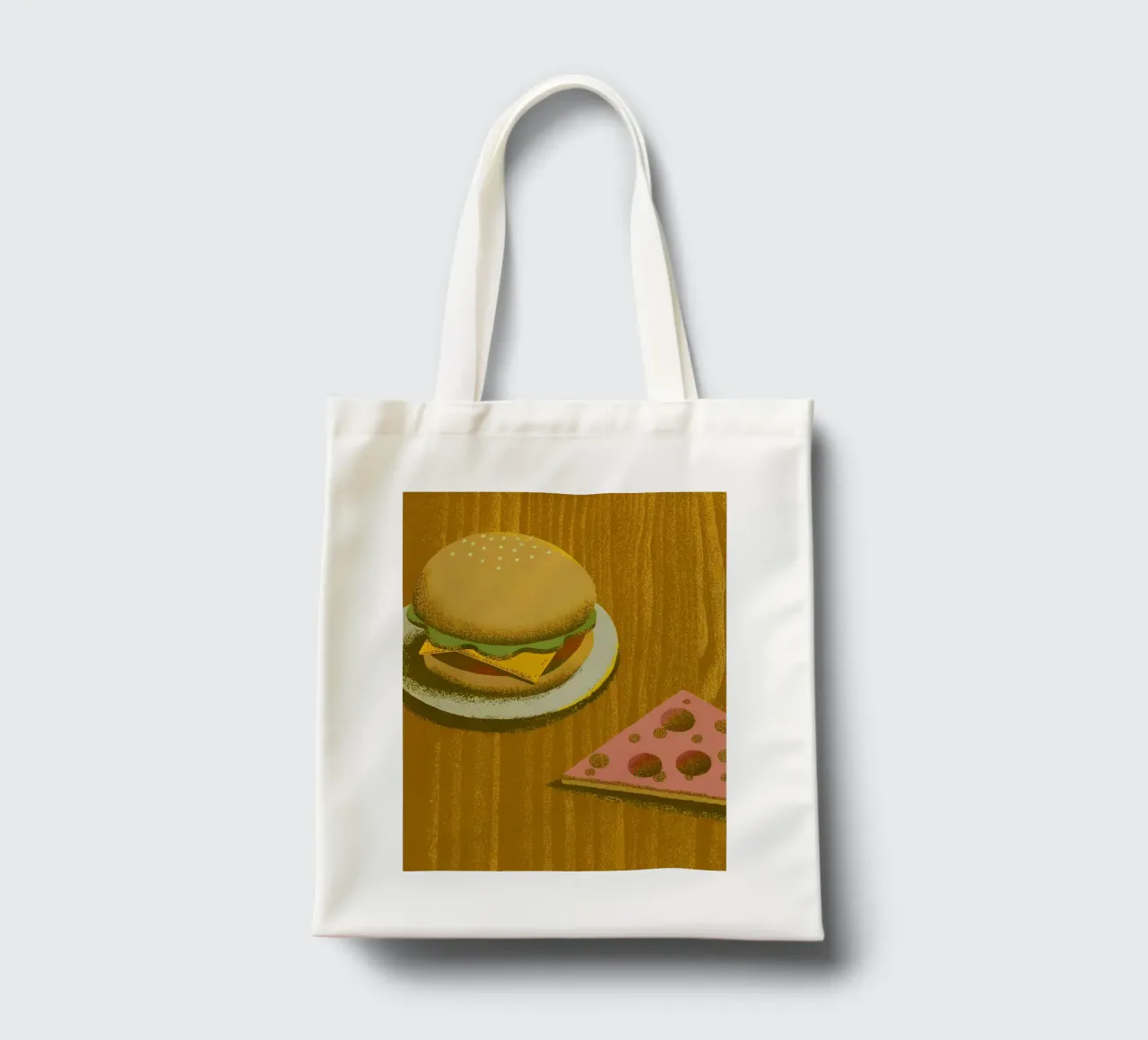 Hamburger e pizza borsa in juta da SOUL SHOP