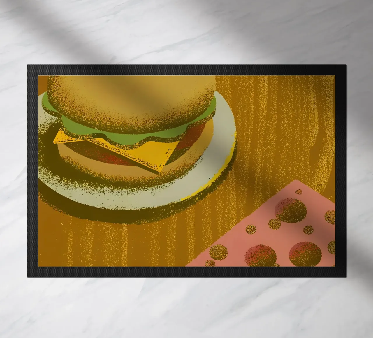 Hamburger e pizza zerbino da SOUL SHOP