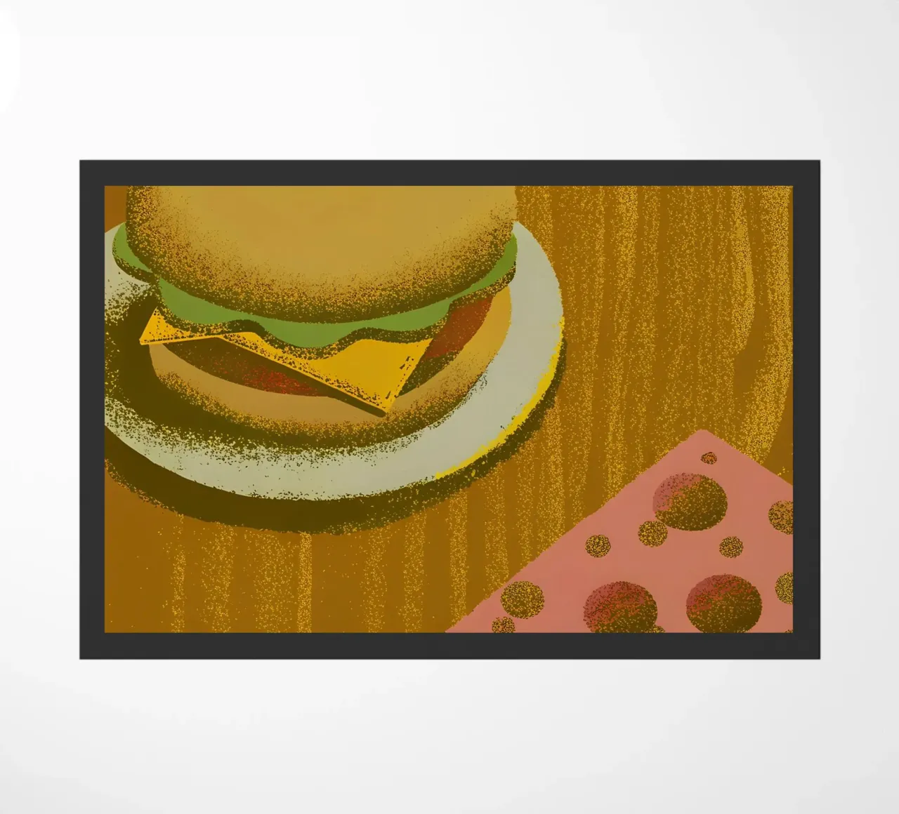 Hamburger e pizza zerbino da SOUL SHOP