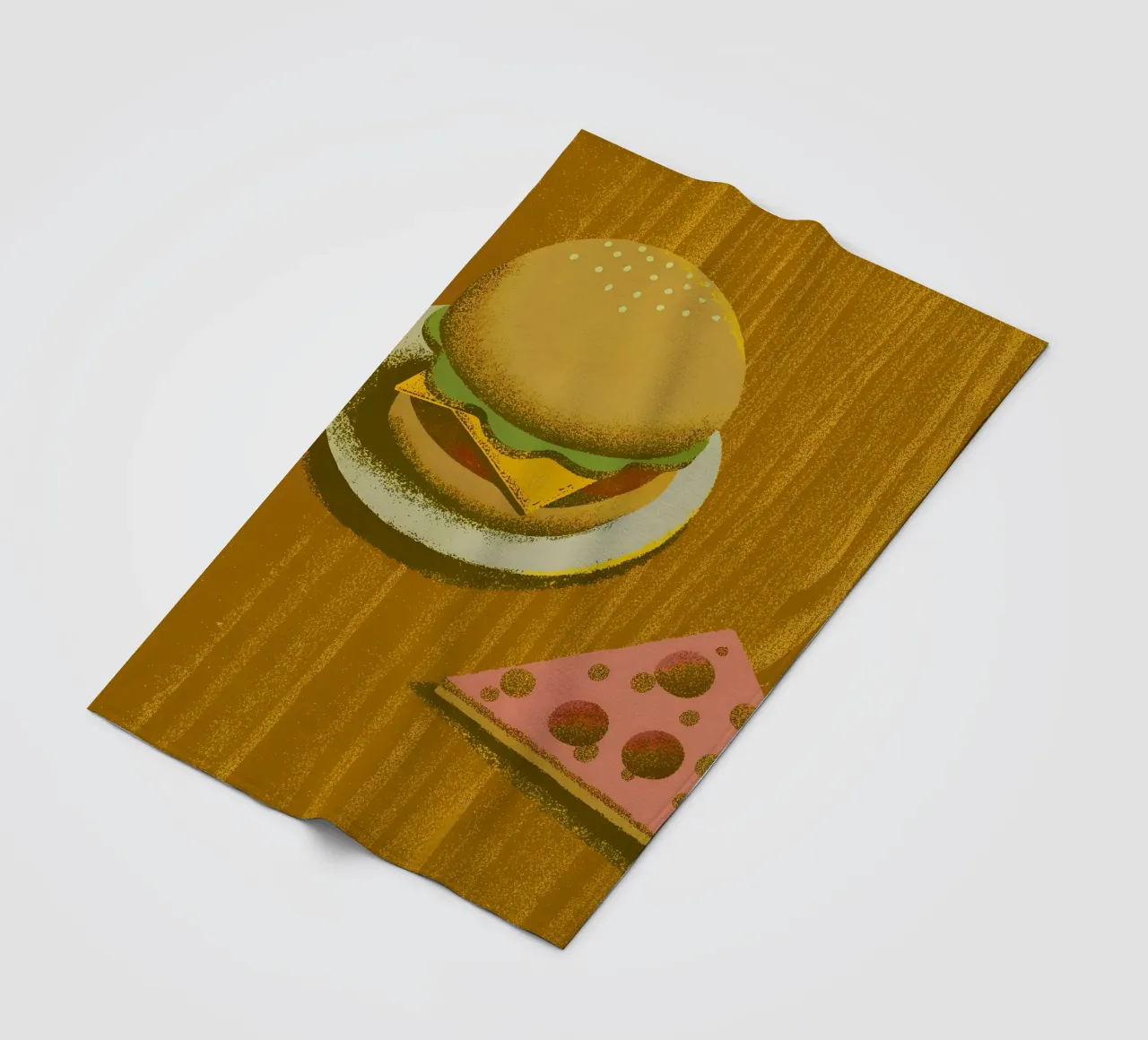 Hamburger e pizza coperta in pile da SOUL SHOP