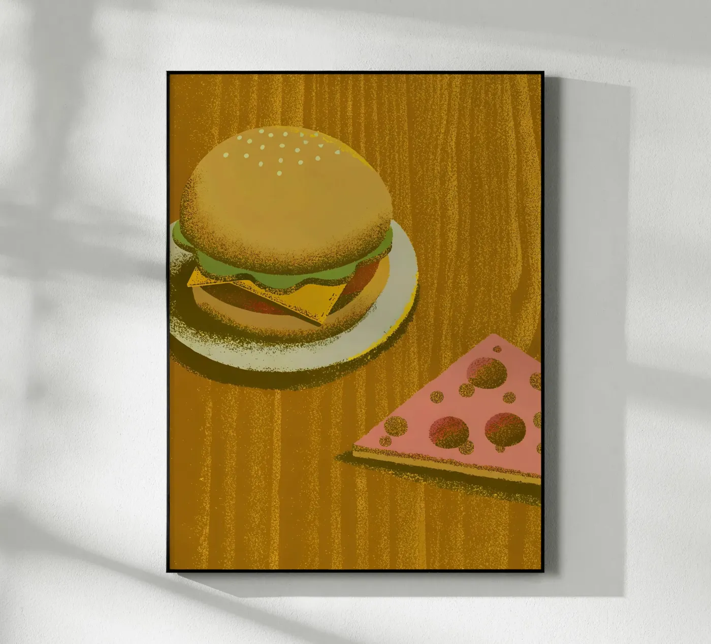 Burgers and Pizza acryl van SOUL SHOP