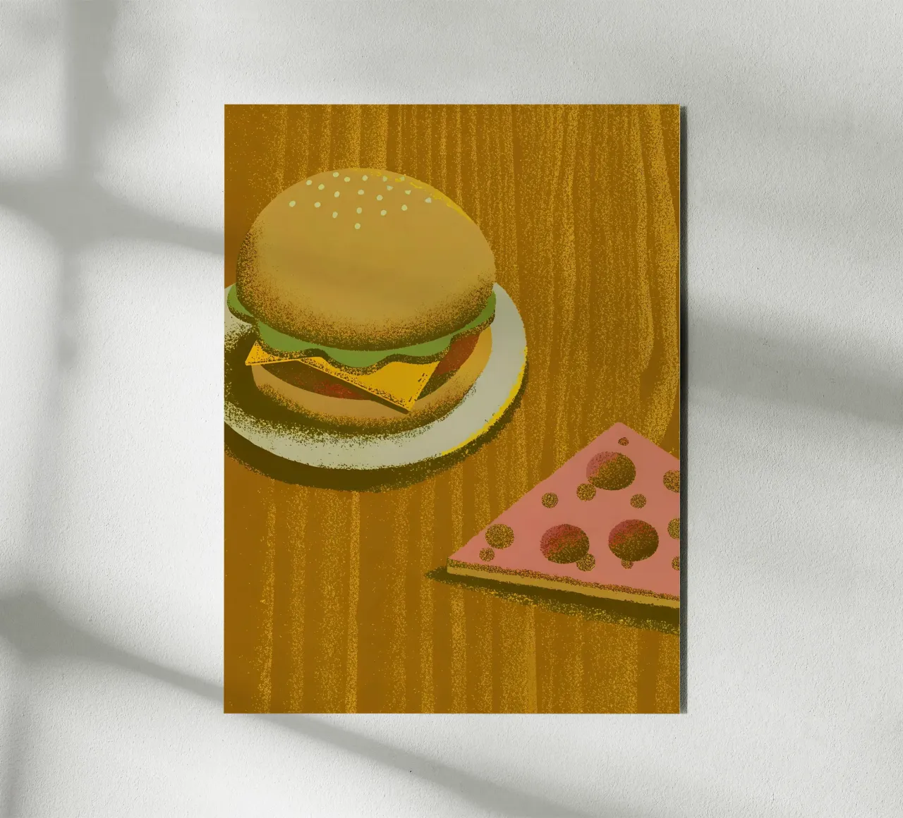 Hamburger e pizza pannello forex da SOUL SHOP