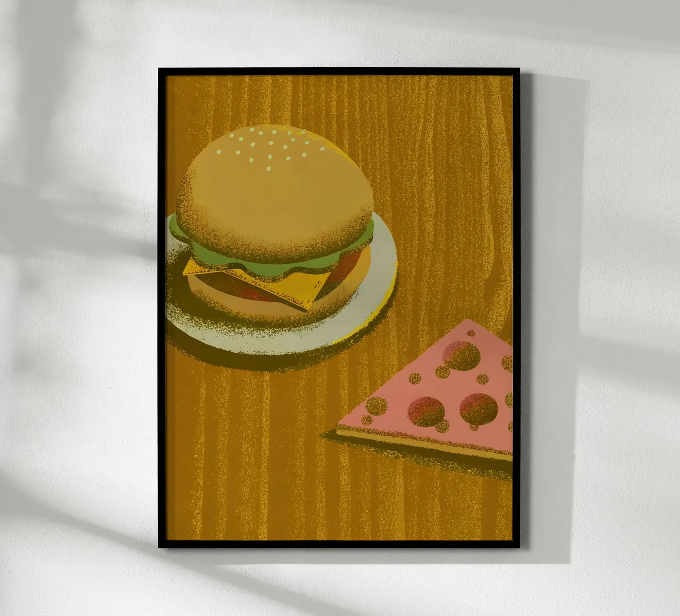 Hamburger e pizza poster da SOUL SHOP