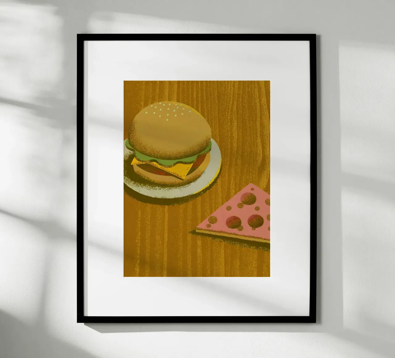 Hamburger e pizza poster da SOUL SHOP