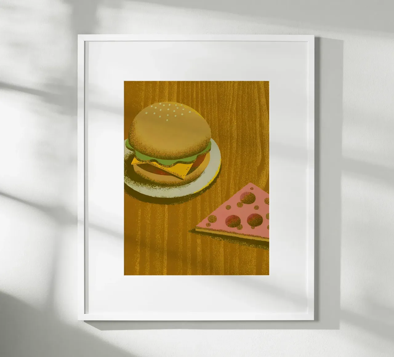 Hamburger e pizza poster da SOUL SHOP