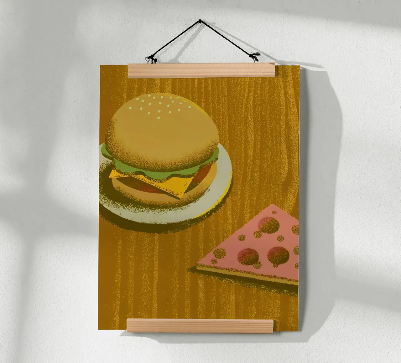 Hamburger e pizza poster da SOUL SHOP