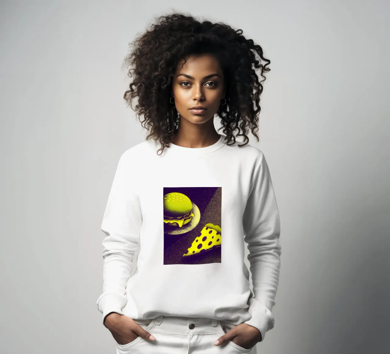 Hamburger e pizza felpa da SOUL SHOP