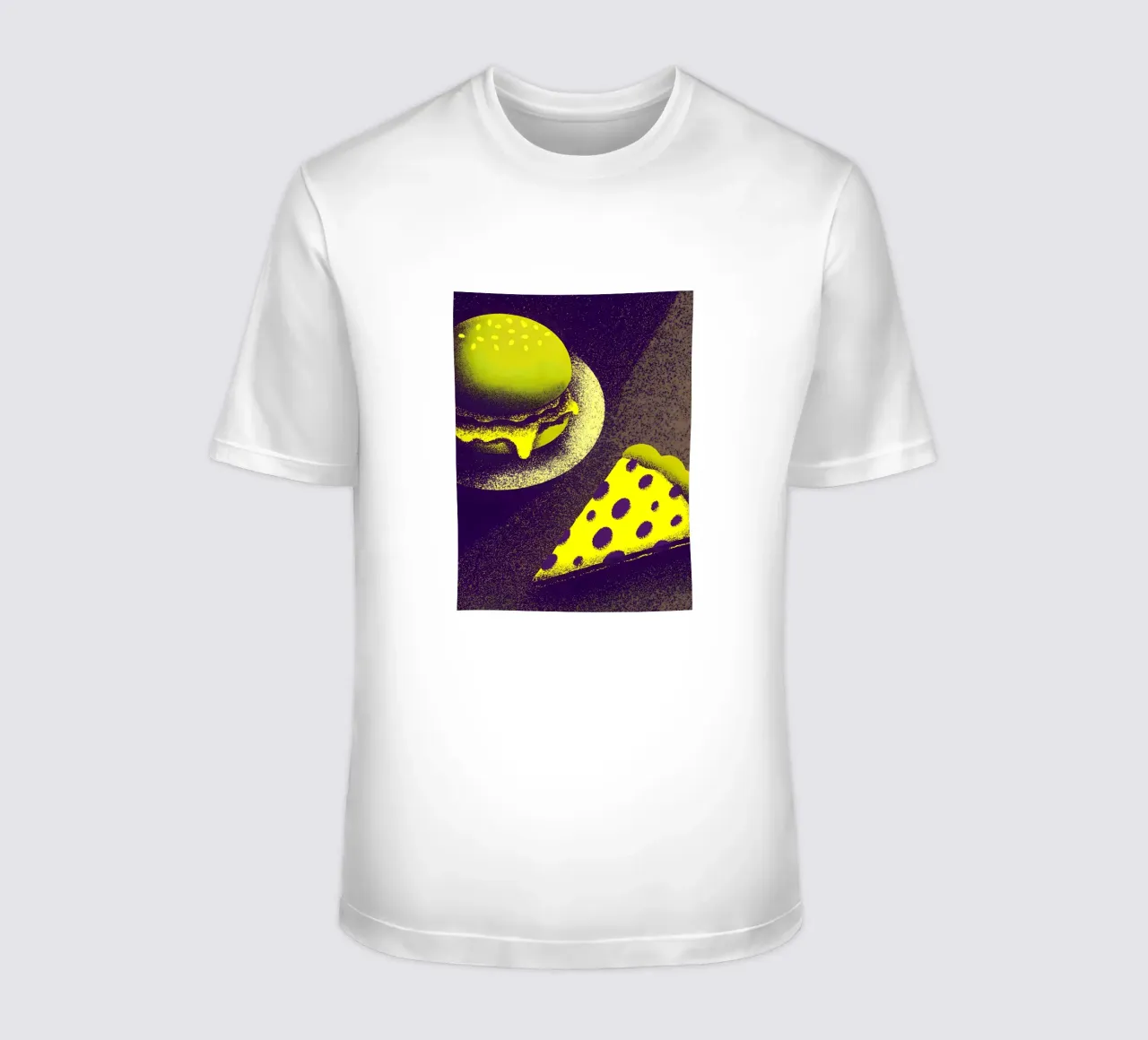Hamburger e pizza t-shirt da SOUL SHOP